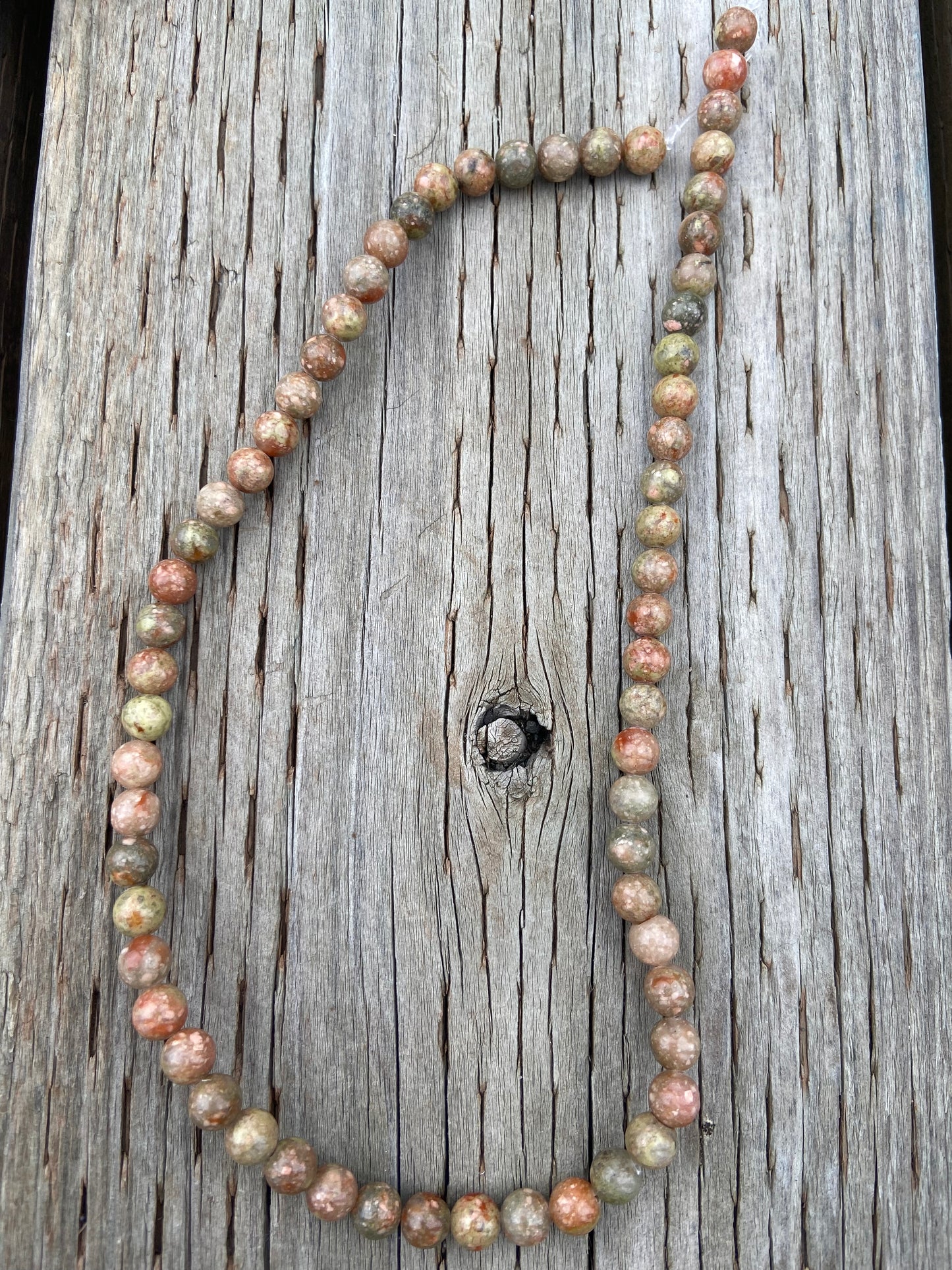 Autumn Jasper Semi Precious Stone Round Beads