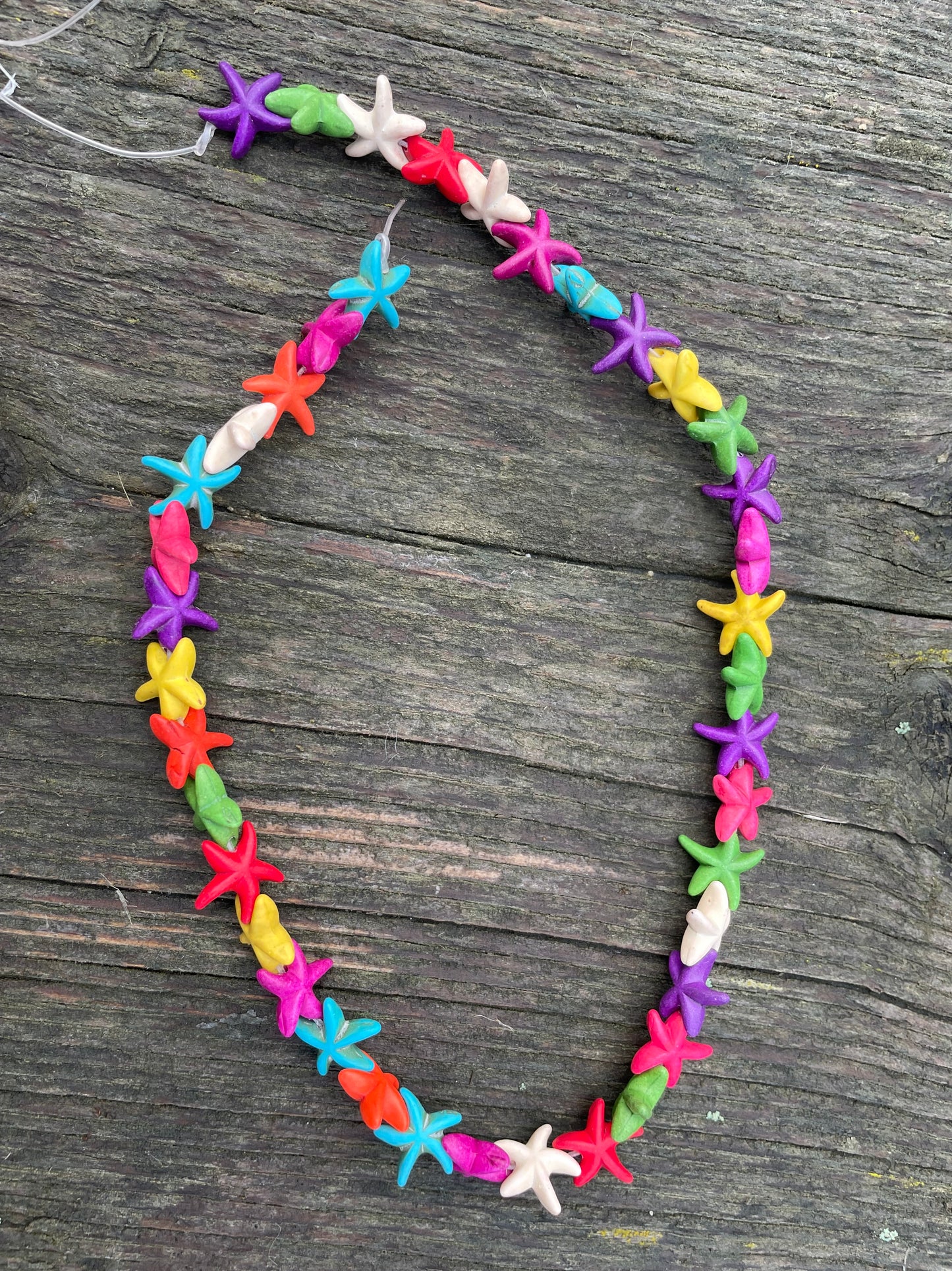 Starfish Real Stone Beads 14mm