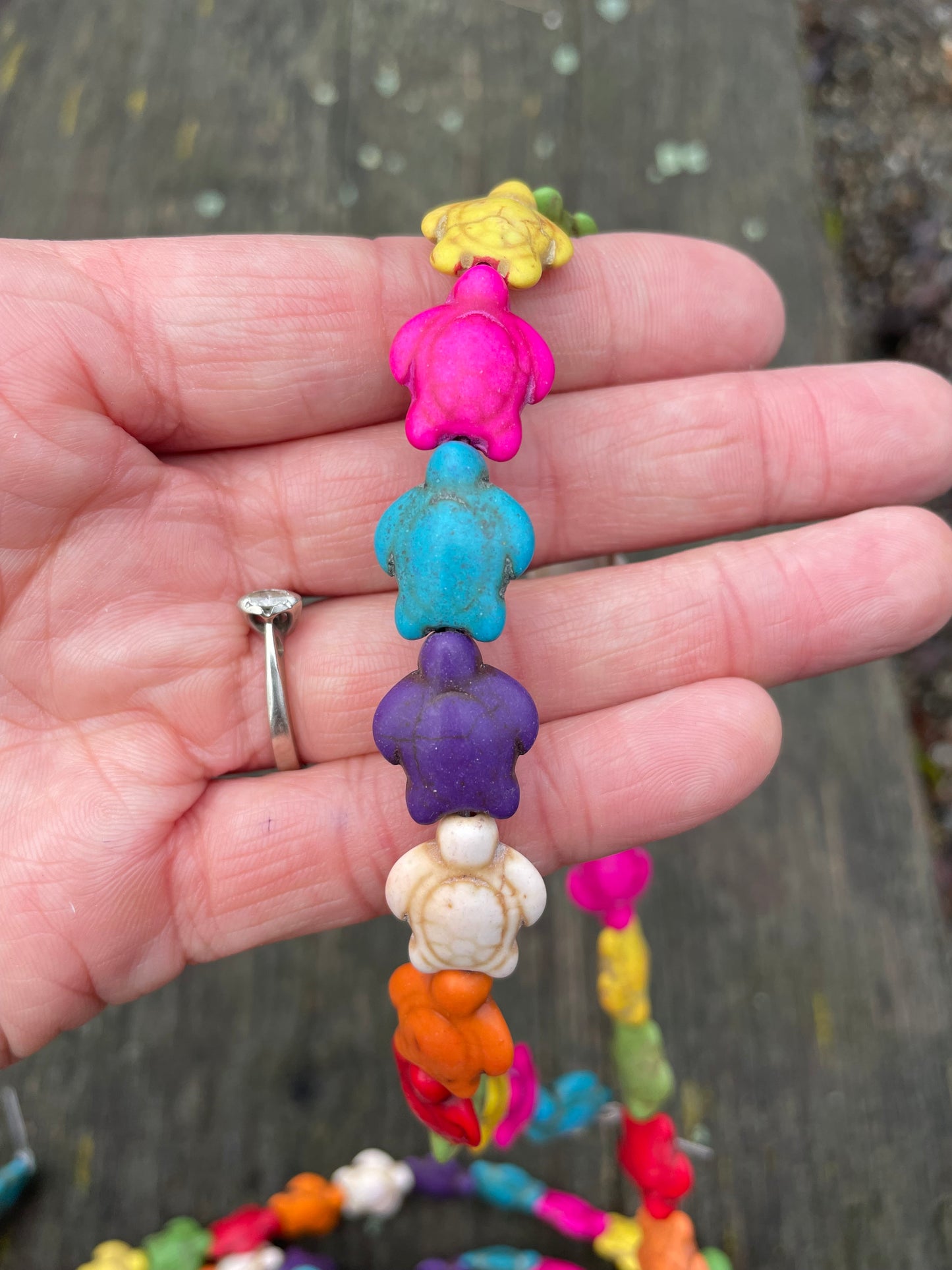 Turtle Real Stone Beads 20mm