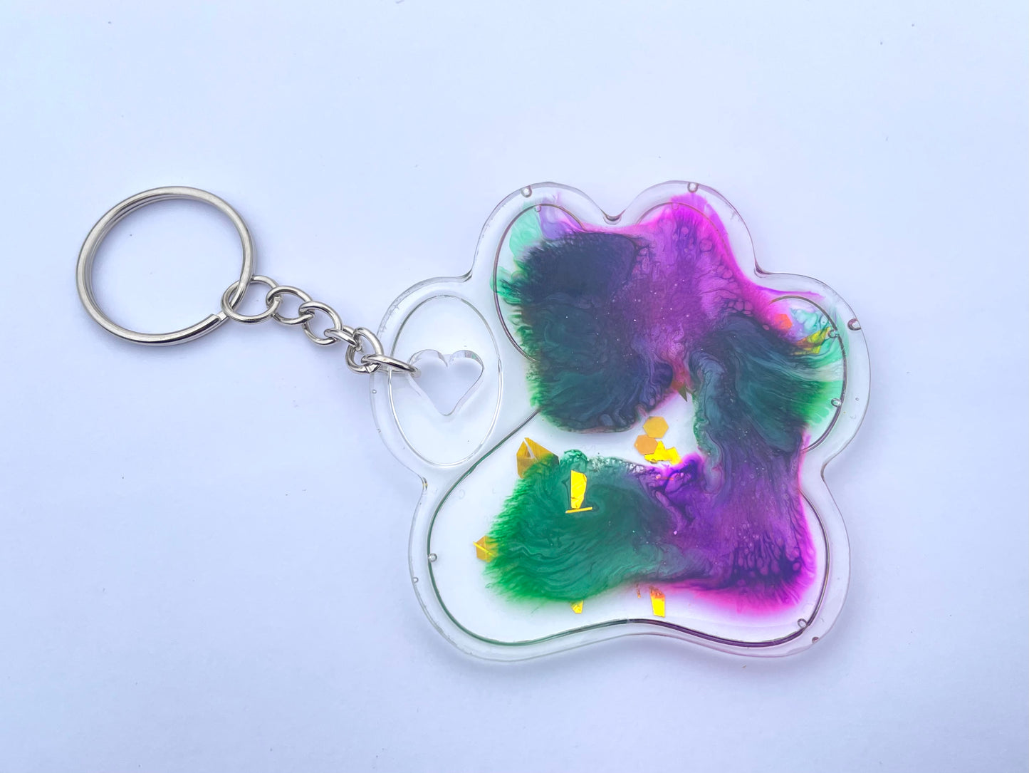 Paw-Di Gras Keychain