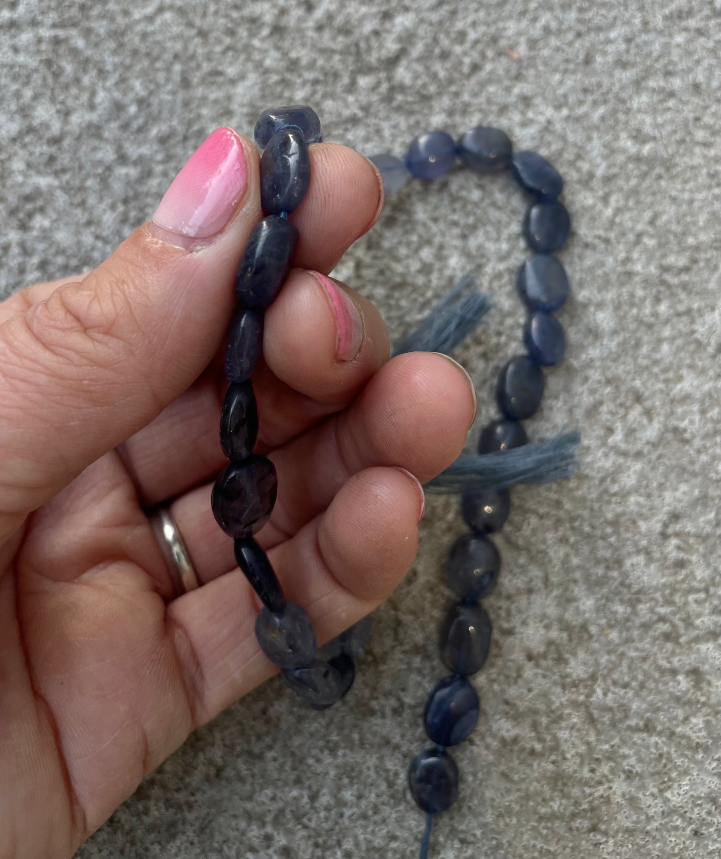 Deep Blue Oval Kyanite