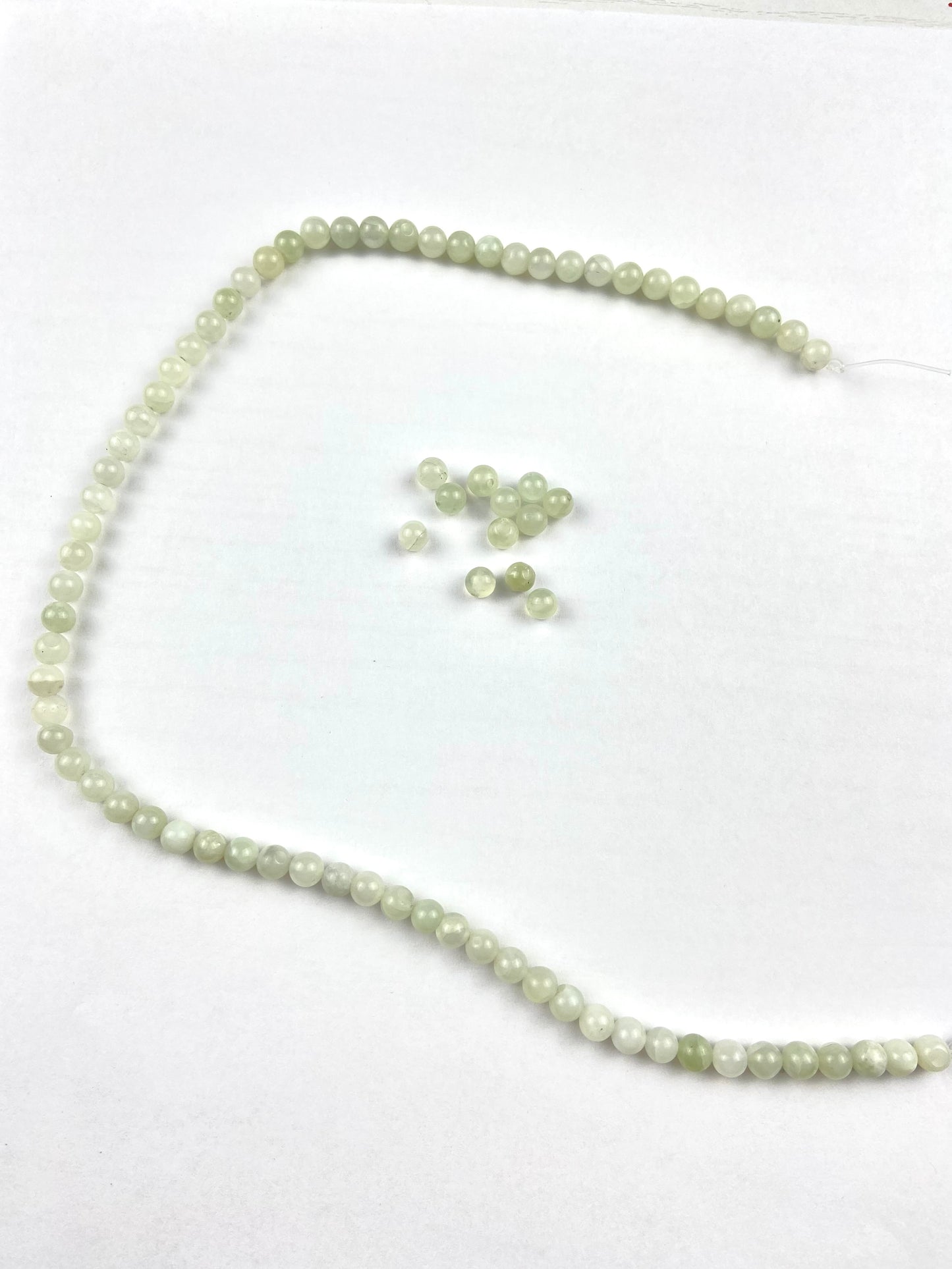 Light Green Stone Beads
