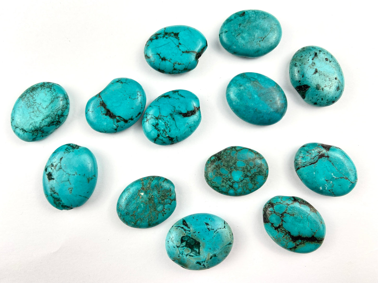 Large Oval Turquoise Stone Bead
