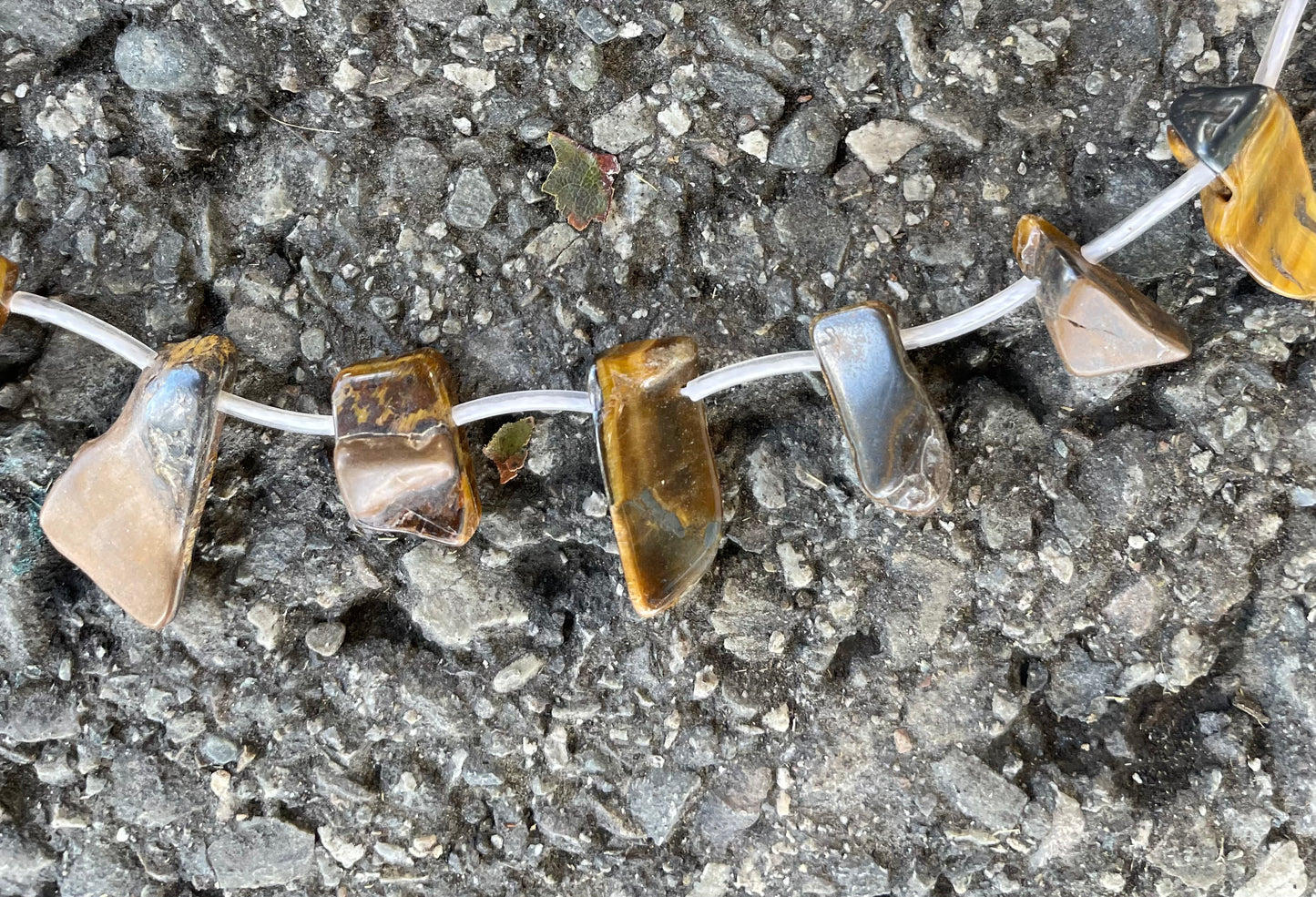 Irregular Pendant-Like Tigereyes