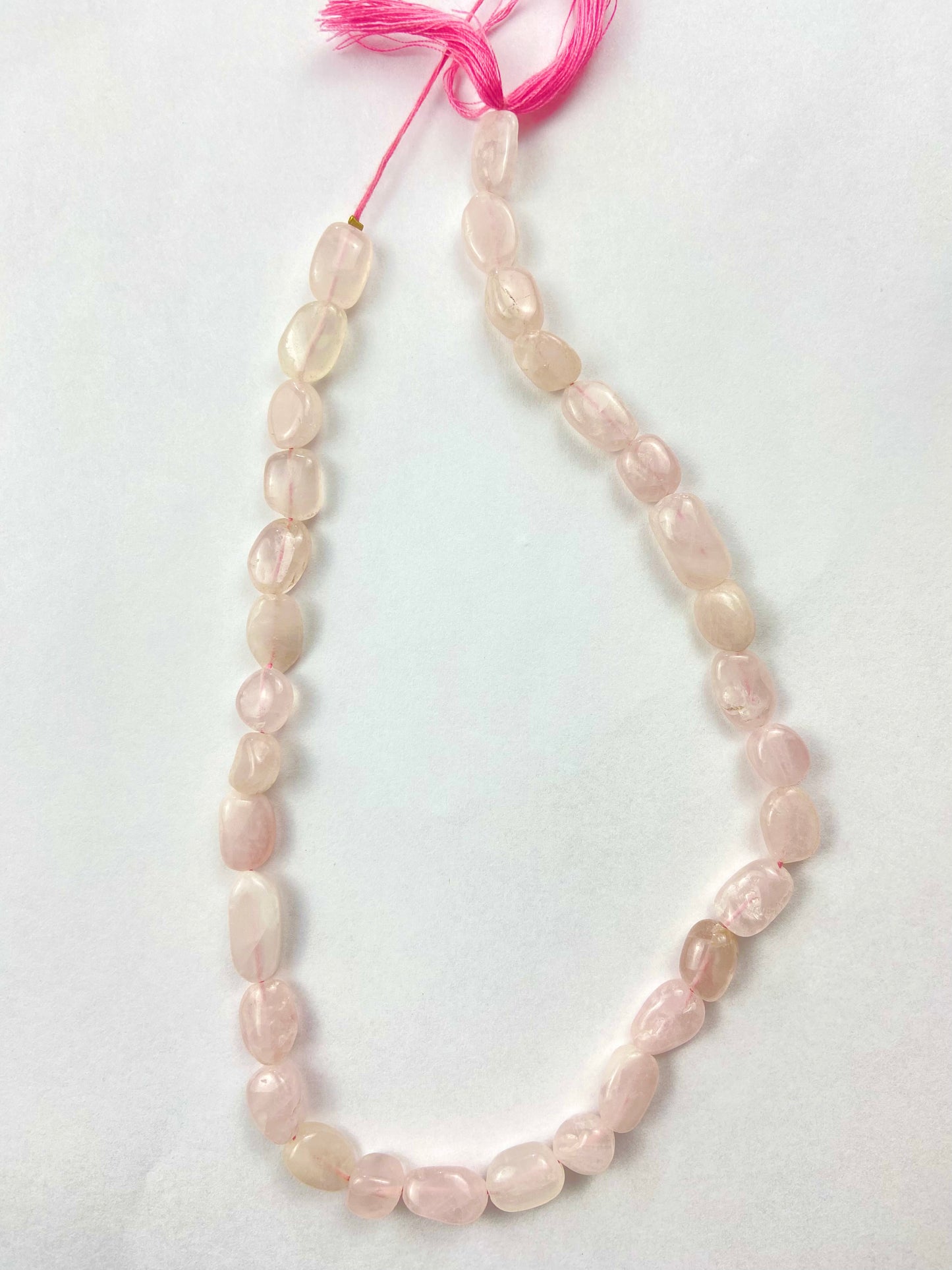 Light Pink See-Through Stone Bead