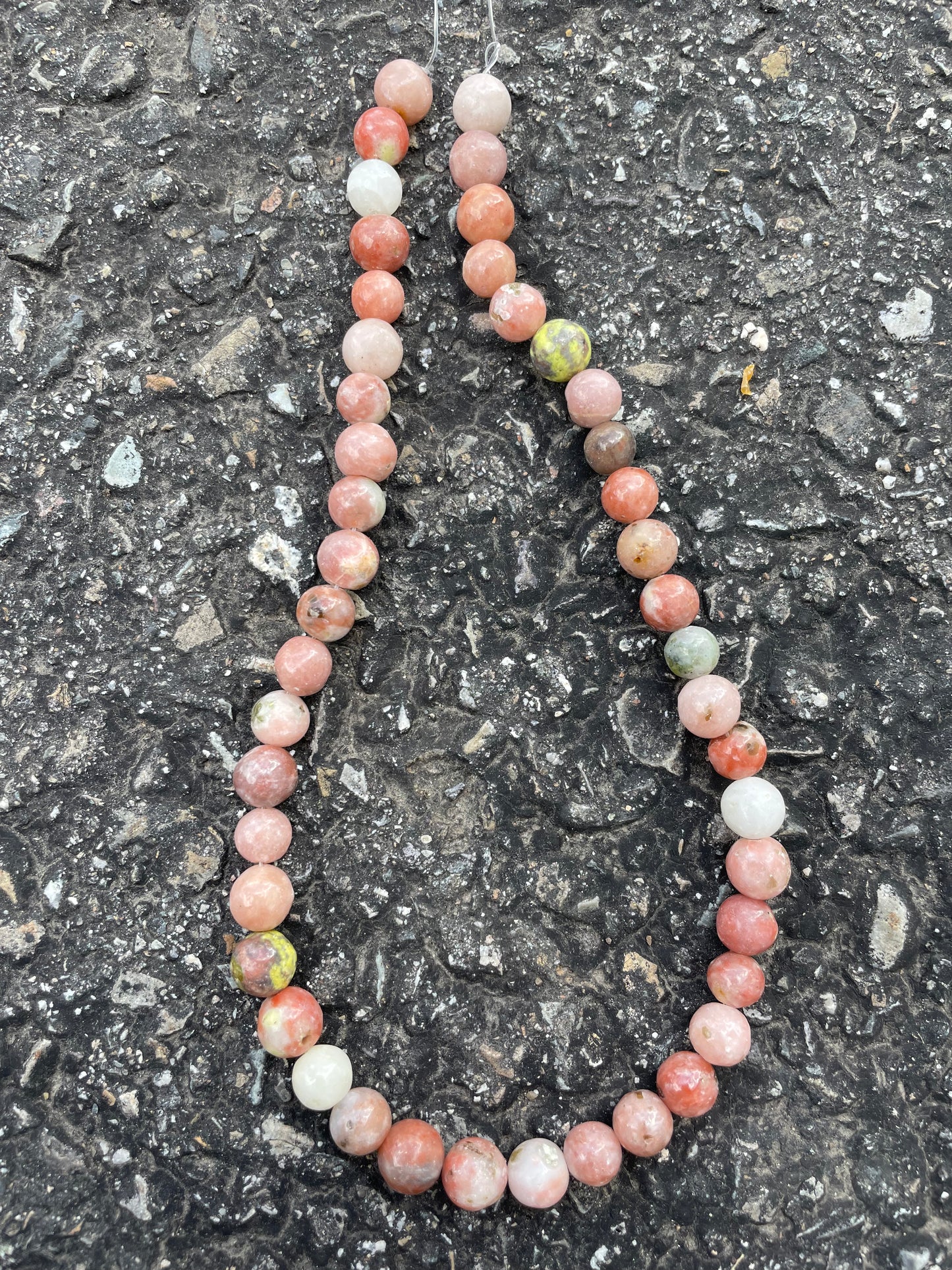 Pink Lepidolite 8mm Round Beads