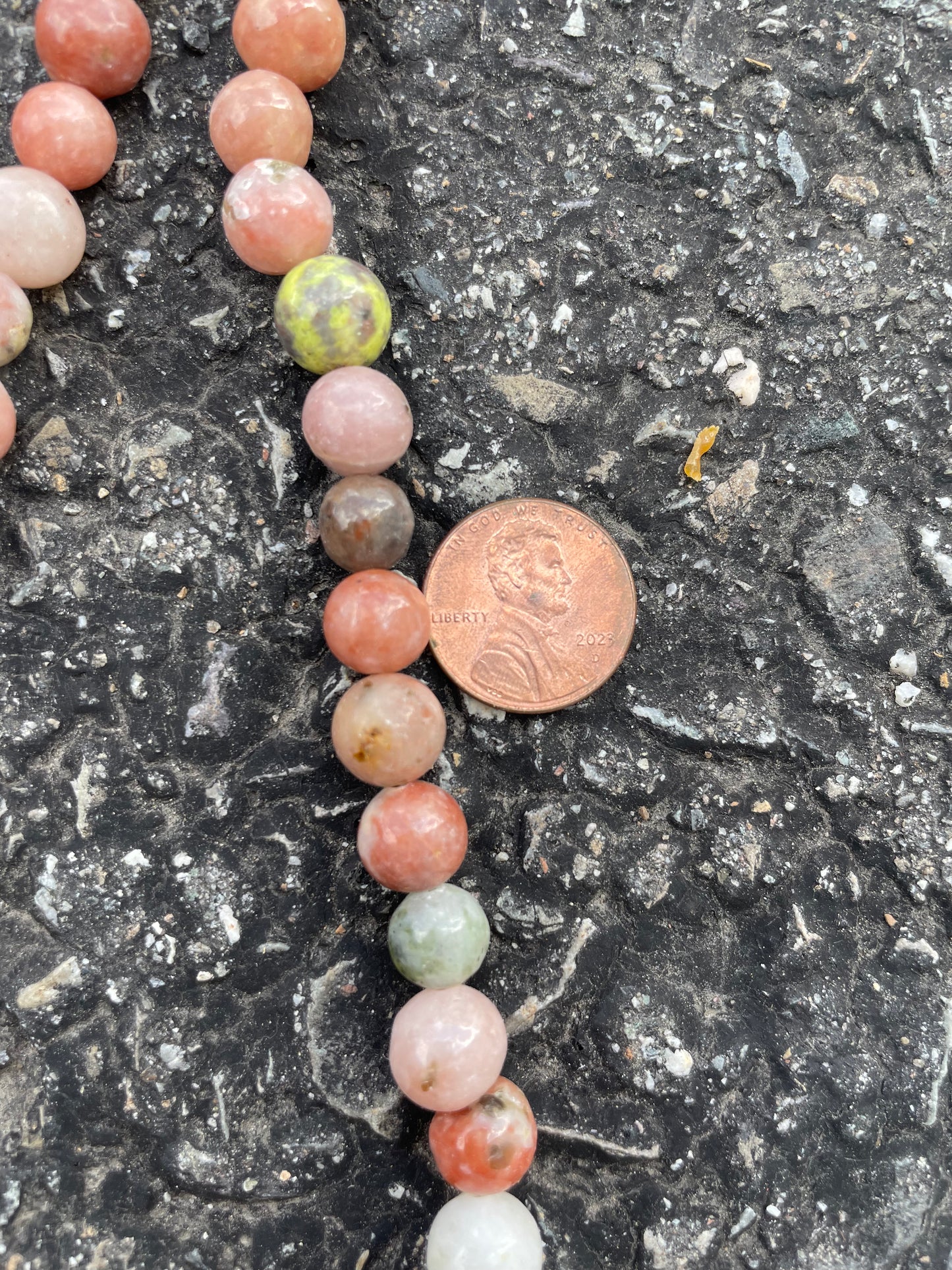 Pink Lepidolite 8mm Round Beads