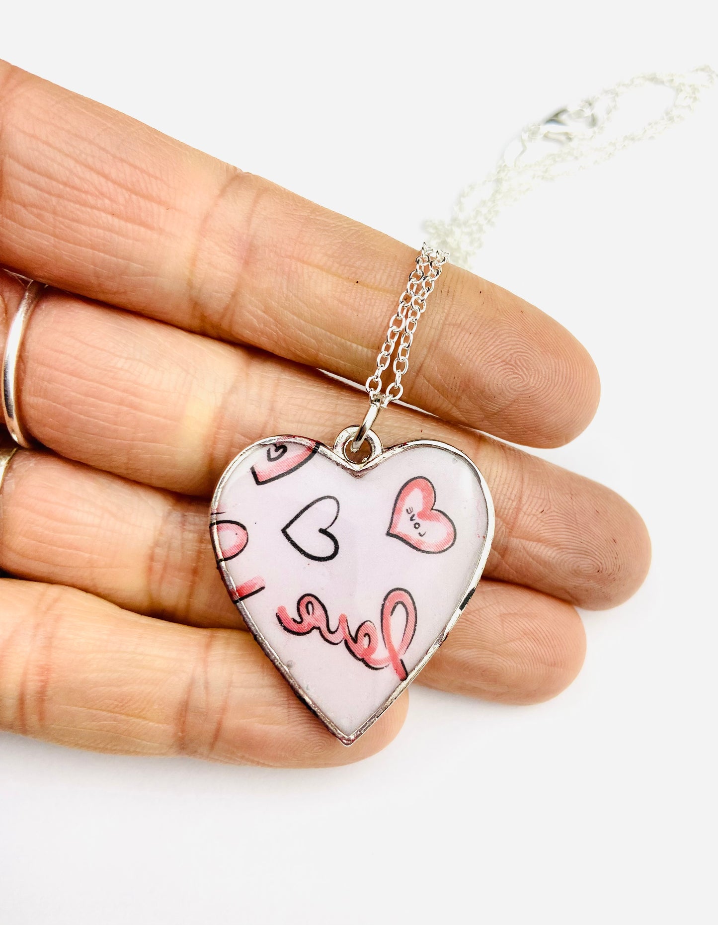 Love Heart Pendant Necklace